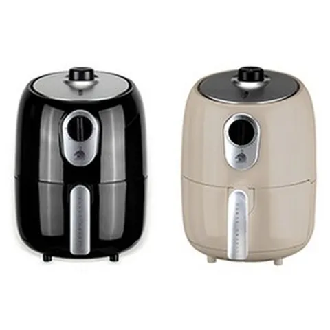 세척쉬운 1인 미니 에어프라이어 소형 에어후라이기 에어프라이 2L, 블랙