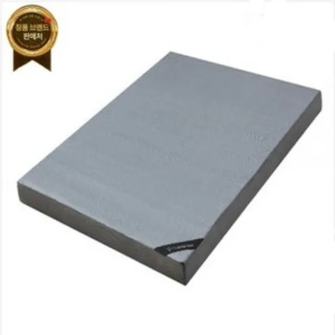 센스맘 투사이드 양면형 에어매트리스 12cm Q, 라이트그레이