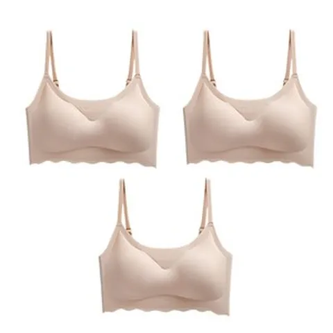 어워크 노라인 고급 심리스 끈 브라탑 3P