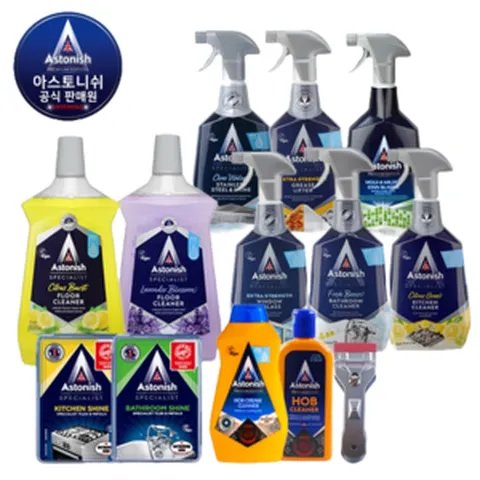 아스토니쉬 곰팡이 제거클리너 750ml 외 골라담기, 멀티 찌든때 클리너 키친샤인 450g
