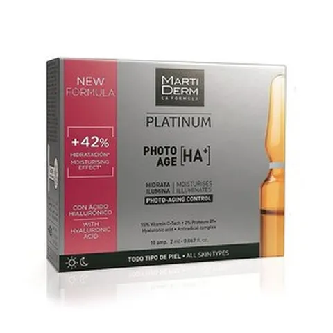 마티덤 포토 에이지 HA+ 히알루론산 앰플 2ml X 10개 Martiderm Platinum Photo Age HA+ Ample