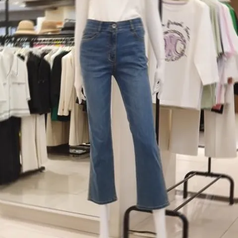 [조이너스 ] 여성청바지 여름 청바지 얇은 워싱 부츠컷 스판 청바지 JADU4WDP0711