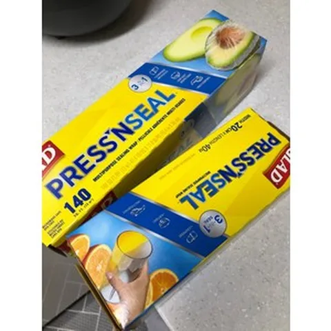 [네이버 단독] 글래드 매직랩 미니(20cmx40m) 1개+점보형(30cmx43.4m) 1개 세트 샌드위치 커피 랩핑 주방랩 배달용 프레스앤씰, 01. 1개세트(미니 1개+점보1개)