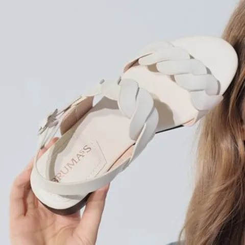 브루마스 고급 소가죽 앨리스 여성 샌들