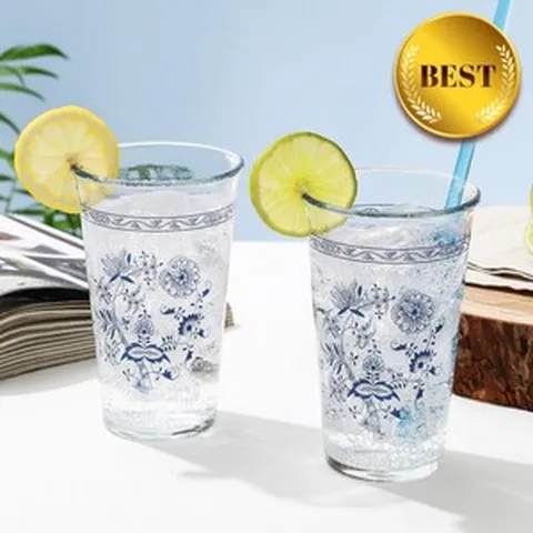 [라리사] 쯔비벨무스터/프라하블루 하이볼 500ml 2P세트 택1, 색상:쯔비벨무스터 X744, 색상:쯔비벨무스터 X744