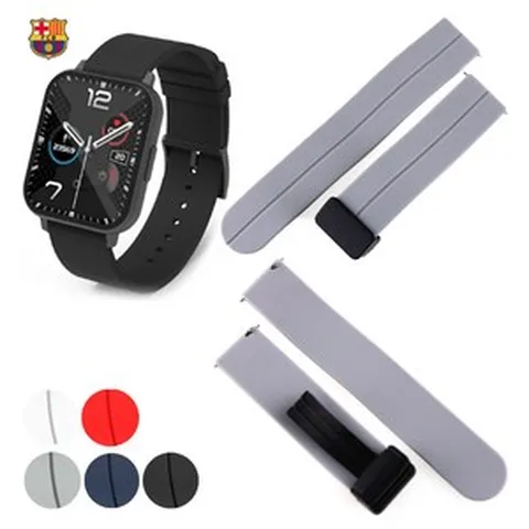 FC바르셀로나 스마트워치 FCB-SW111K 우레탄 마그네틱 호환밴드, 01 SIMZBK20 블랙