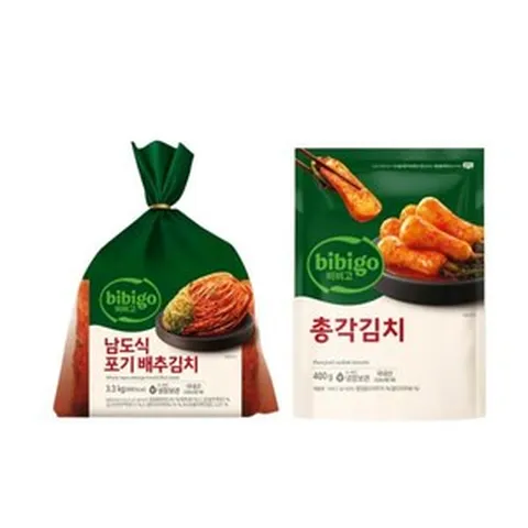 비비고 남도식 포기배추김치 3.3kg +비비고 총각김치 400g