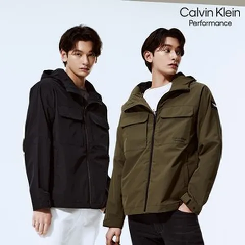 [캘빈클라인 퍼포먼스] 발수 웨더자켓 남성 2컬러 택1