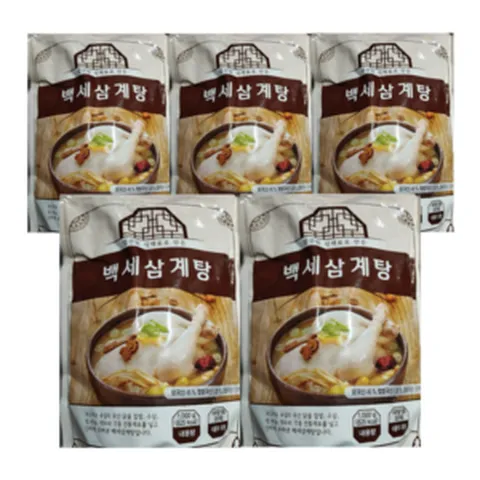 고영숙의 국내산 백세 삼계탕 1kg, 5kg, 1세트