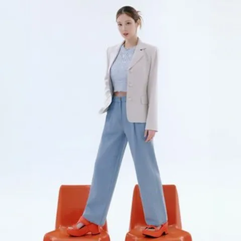 더엣지 [2종세트] 24SS 프렌치린넨 와이드 데님 2029566690