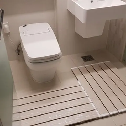 진성산업 (생산자판매) 조립식 마루발판24P. 다용도발판 데코타일 베란다 데크타일 조립마루 바닥재 현관 욕실발판 다용도실 조립식마루 베란다조립식마루 베란다 조립마루, 1개, 15).다용도발판캡(특대형)펄화이트오크(1+1)2장