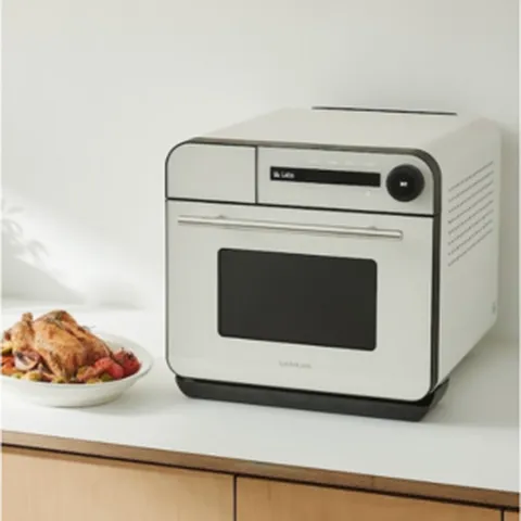 락앤락 스팀 에어프라이어 S2 17L / 130도 슈퍼스팀 (화이트)