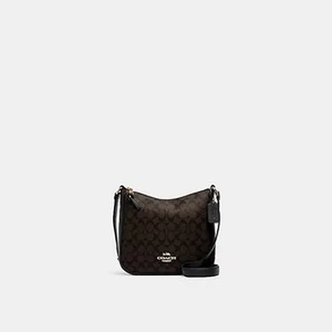 COACH 코치 CU959 엘리 시그니처 캔버스 파일백