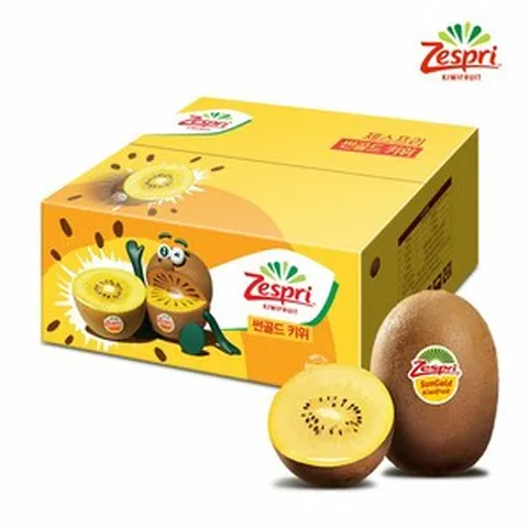 [제스프리] 썬골드키위 점보사이즈 2.1kg (14-15s과 과당 155g 내외), 1개