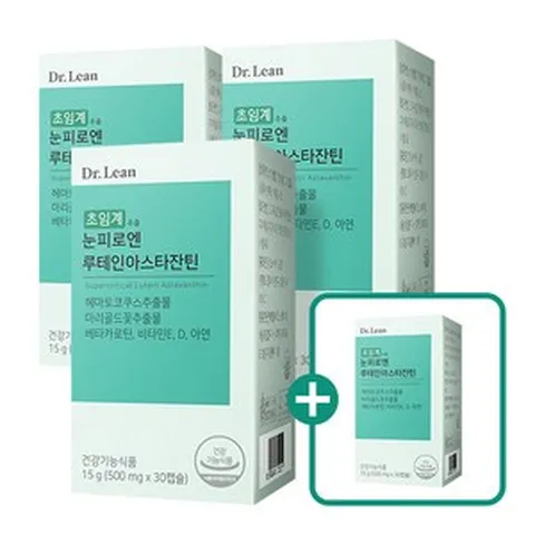 닥터린 눈피로엔 초임계 루테인아스타잔틴 3+1박스, 1개, 30개