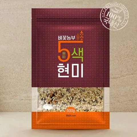 (전설약곡) 벼꽃농부 5색현미 오색현미 500g, 2개