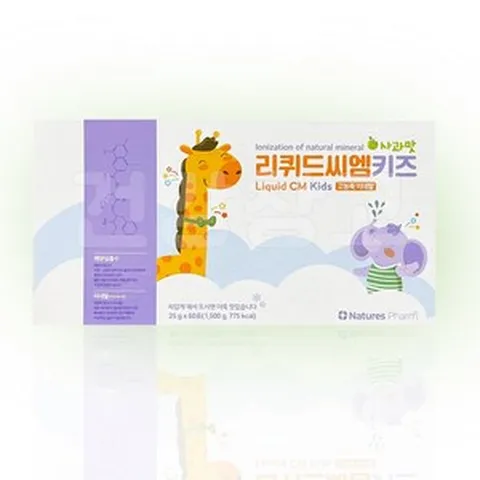 리퀴드씨엠키즈 어린이 고농축 미네랄 맛있는 영양음료, 60개, 25g