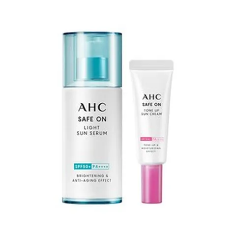AHC 세이프온라이트선세럼AD 40ml 1개 + 세이프온톤업선크림 20ml 1개