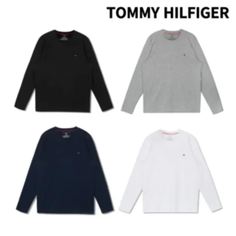 타미힐피거 타미힐피거 긴팔티셔츠 스몰로고 4종 택1