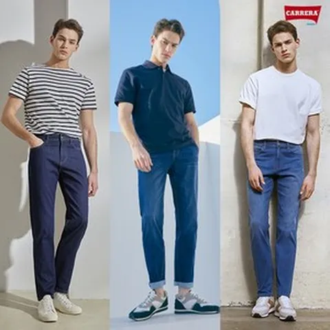 [론칭가 89 900원] 까레라 Summer 라이크라 쿨맥스 데님 남성3종