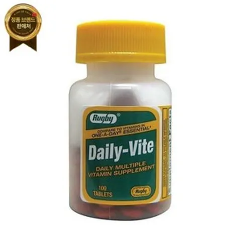 Rugby 럭비 데일리-사이트 종합비타민정 100개 - 팩 구매 및 SAVE (3개 팩)