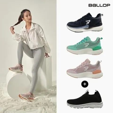 [KT알파쇼핑](백화점 동일/2종모두) 밸롭 여성 런닝화+슬립온