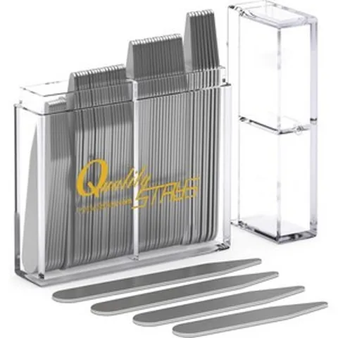 칼라 스테이 남성용 프리미엄 메탈 크리스프 드레스 셔츠 4가지 사이즈 52피스 세트