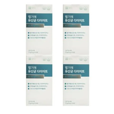 애플트리 벨기에 유산균 다이어트 트리플러스, 77g, 4개