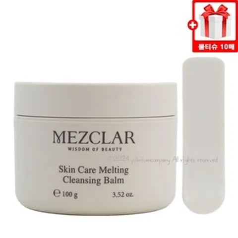 메즈클라 클렌징밤 클렌징크림 클렌저 김호영 올인원 멜팅 스킨케어 100g + 필미엄컴퍼니 물티슈, 마사지크림 100g + 필미엄컴퍼니 물티슈, 1개