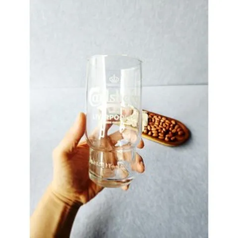칼스버그 맥주잔 500ml 한정판 수입맥주 하이볼 예쁜컵 호프잔 홈바 생맥주 집들이선물, 1개