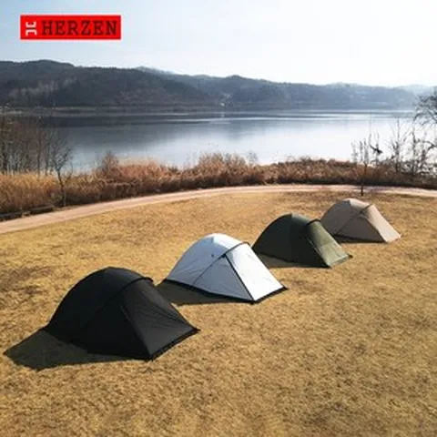 에르젠 엘돔S5 260 - 이너텐트 포함 / 돔텐트, 웜그레이(이너텐트-다크브라운)