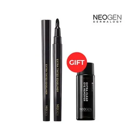 [네오젠] 엑스트라 틴티드 엣지라이너 +(증정) 엑스트라클리어 아이리무버 (50ml), 상세 설명 참조, 1개