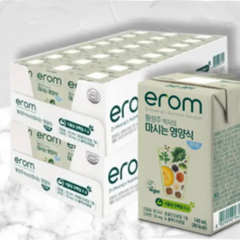 생활건강24 비건 두유 마시는 영양식 건강 단백질 음료, 48개, 140ml