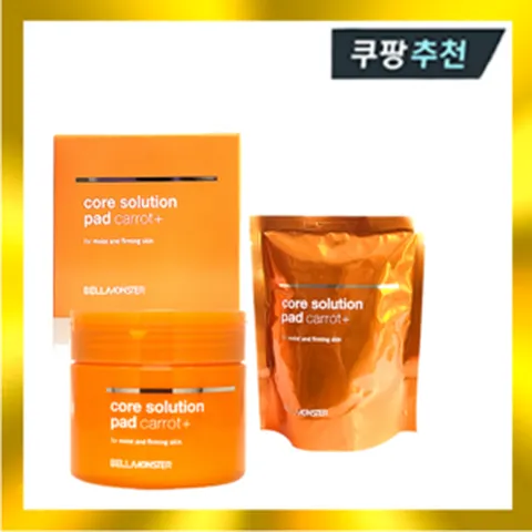 벨라몬스터 코어 솔루션 당근 패드 플러스 70매+리필용 50매, 1개