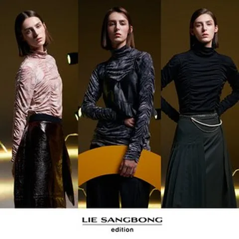 (백화점 정품)(현대홈쇼핑) 이상봉에디션 23FW 하이넥 터킹블라우스3종 1676344