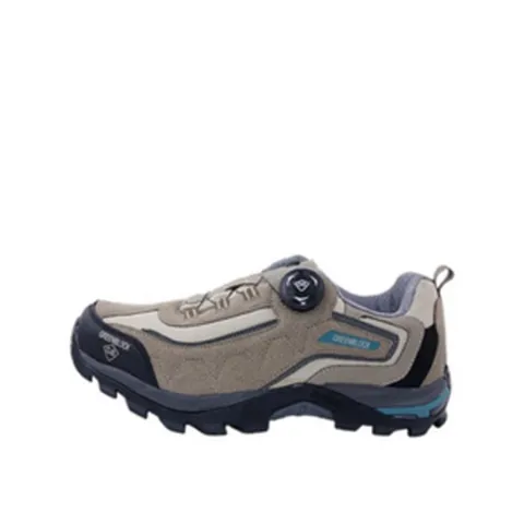 남자 미색 트레킹 다이얼락 검정 액티브 운동화