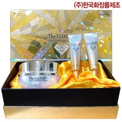 (주)한국화장품제조 더 럭셔리 골드 다이아몬드 크림 125g+10g 2ea구성 기획세트, 1개, 125g