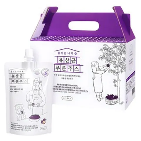 즐거운나의즙 유산균 푸룬주스, 80ml, 20개