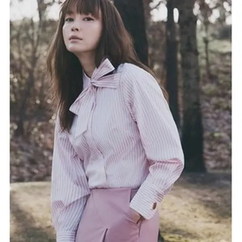 지스튜디오 네이비66 핑크5519 시그니처리본블라우스1종 마감임박!!!, 핑크66