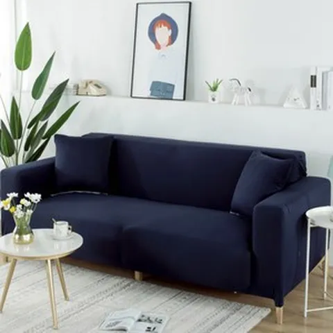 홈메이드 모던 심플 쇼파커버 쇼파덮개 H형 1인~6인용, 네이비, 1개