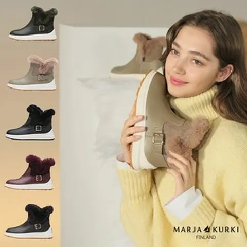 [KT알파쇼핑]마리아꾸르끼 퍼 트리밍 부츠