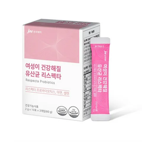 JW중외제약 여성이 건강해질 유산균 리스펙타 30p, 60g, 1개