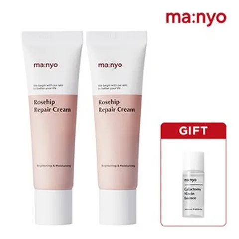 마녀공장 [마녀공장] 로즈힙 리페어 크림 50ml x2개[+갈락토미 에센스 8ml], 단품없음