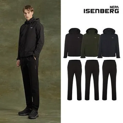 국내매장판 이젠벅네파이젠벅 기모 방풍 셋업 남성 3컬러 택1 240949