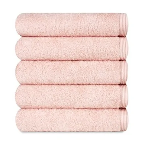 송월타월 몬테스 40수 220g 호텔수건, 라이트핑크, 5개