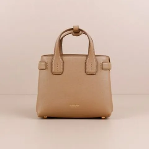 [버버리] [명품] 뉴 배너백 베이비 토트백 카멜 80670511 여주아울렛 8067051