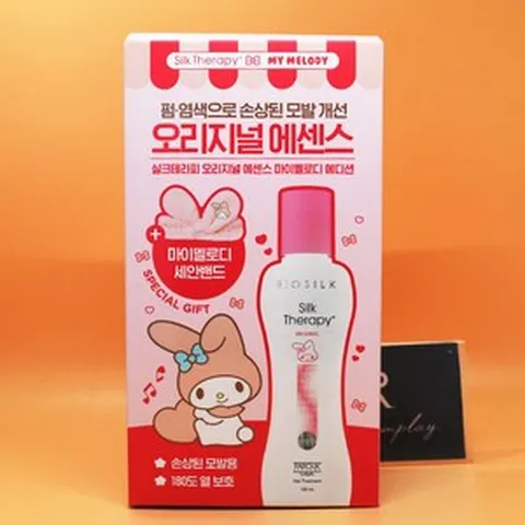 증정 실크테라피 오리지널 에센스 130mL + 마이멜로디 헤어밴드 상세설명에서몇개인지꼭확인, 1개