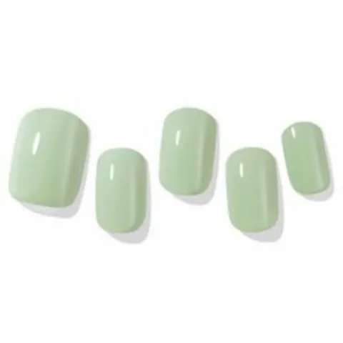 데싱디바 매직프레스 힐링 그린 컬렉션 네일팁, 밀키 그린, 1세트