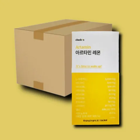 [정품발송] 아르타민 레몬 14포 12박스 대용량 마시는 아르기닌 아르지닌 비타민 체크오 레몬맛 427277, 12개