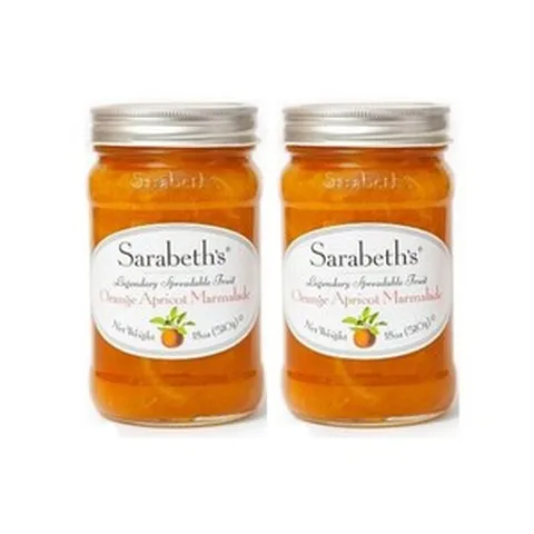 미국 사라베스 오렌지 살구 마멀레이드잼 510g (2병 배송) / Sarabeths Legendary Orange-Apricot Marmalade, 2개